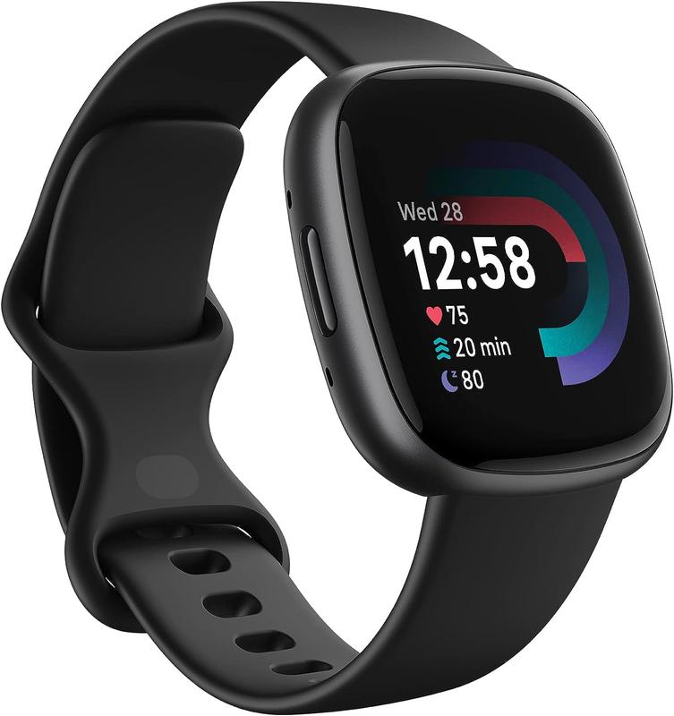 Fitbit Versa 4 Fitness Smartwatch with built-in GPS and up to 6 days battery life - compatible with Android and iOS