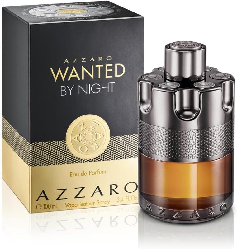 Azzaro Wanted By Night, Eau de Perfum Aftershave, Spicy Woody Fragrance, Perfume for Men