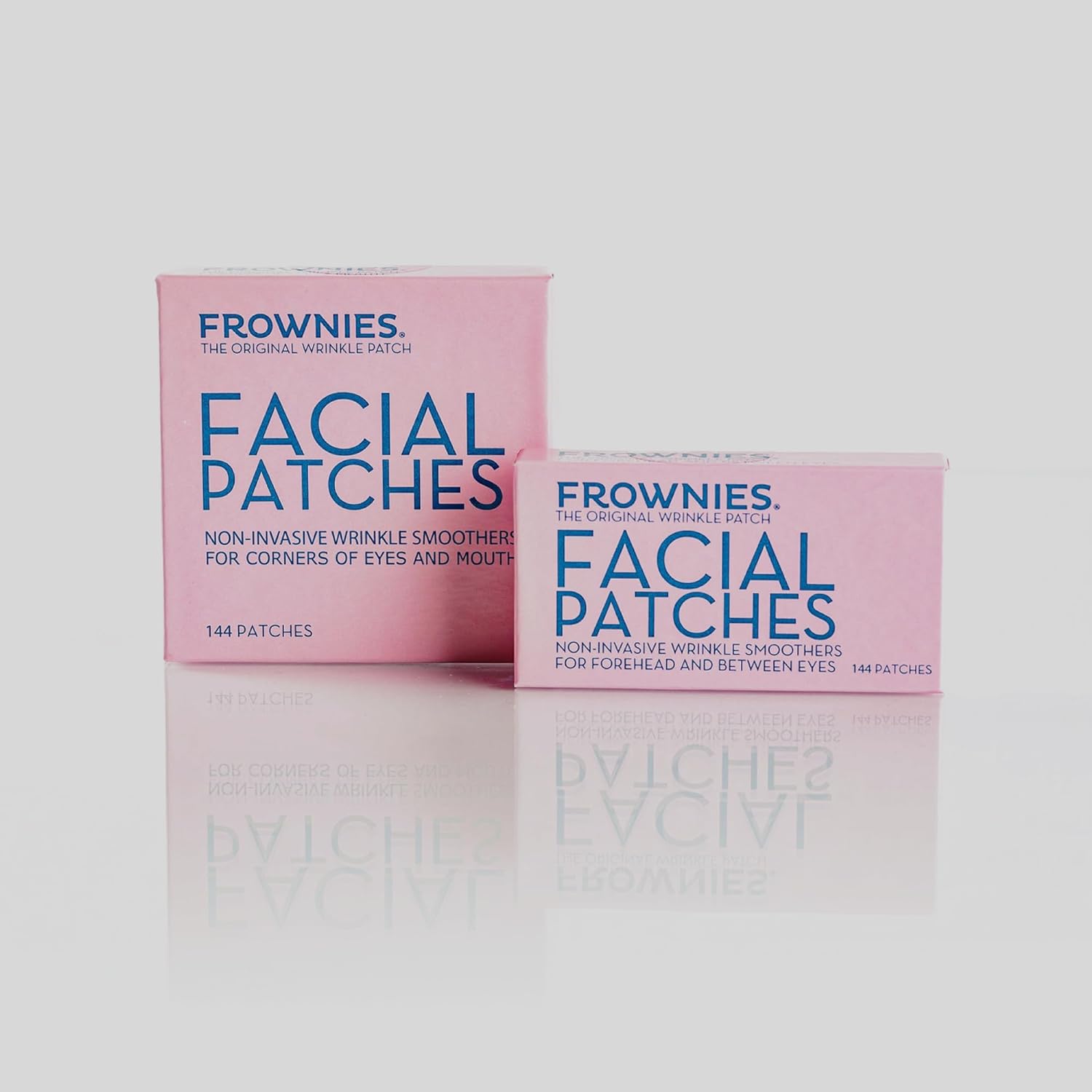 Frownies Anti-Wrinkle Patches for Forehead & Between Eyes. 144 Original Facial Wrinkle Smoothers. Prevent Wrinkles, Reverse signs of ageing Naturally